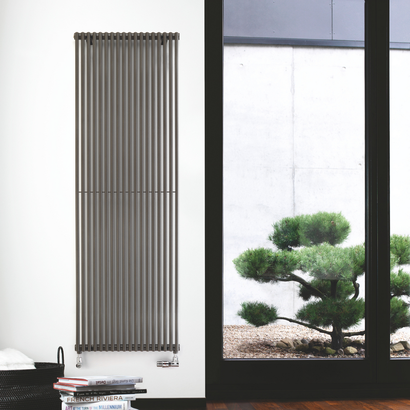 Zehnder_RAD_Kleo-HY_vertical_print+web Rendering Zehnder Kleo Decorative radiator Front view