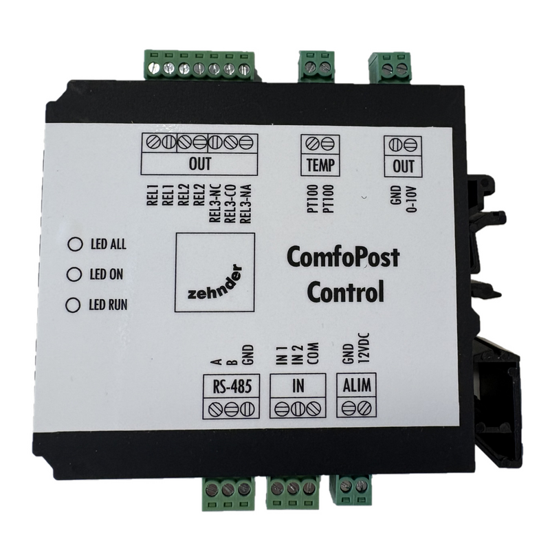 Cut-Out Zehnder ComfoPost Control Comfortable indoor ventilation Front view